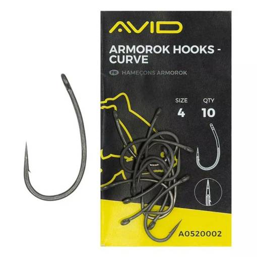 AVID ARMOROK HOOKS CURVE BARBED