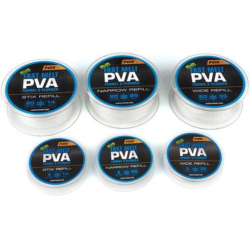 FOX PVA MESH REFILL 35mm FAST MELT 20M