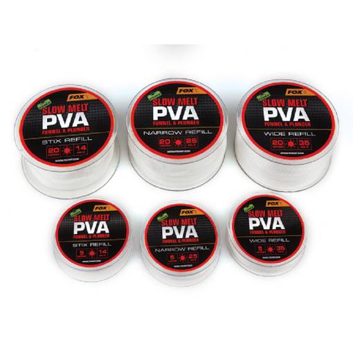 FOX SLOW MELT PVA STIX REFILL 5m