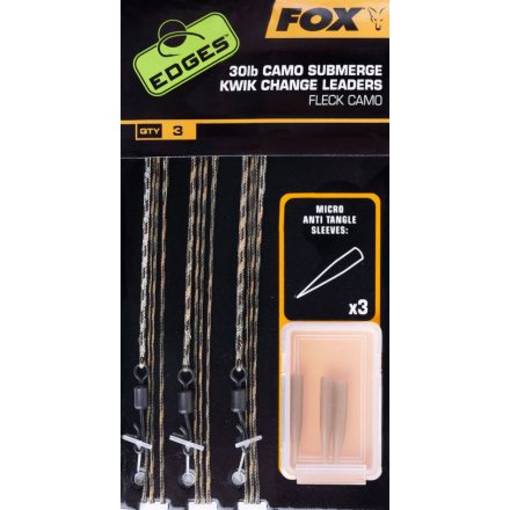 FOX 30LB CAMO SUBMERGE KWIK CHANGE LEADERS