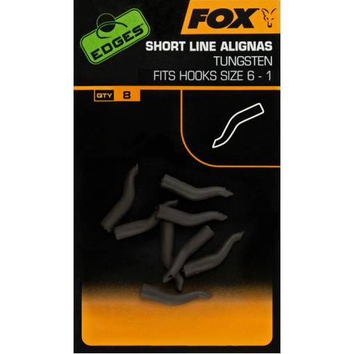 FOX SHORT LINE ALIGNAS HOOK SIZES 6-1 TUNGSTEN