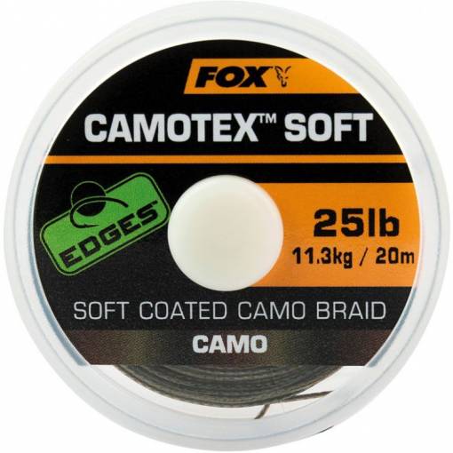 FOX CAMOTEX SOFT 25lb 11.3kg CAMO 20m