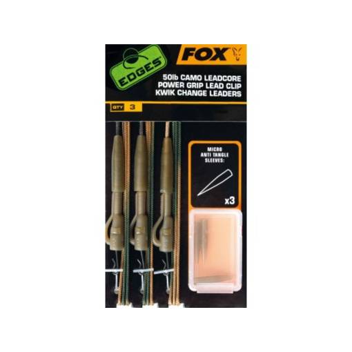 FOX TIED CAMO LEADCORE LEAD CLIP KWIK CHANGE 50LB