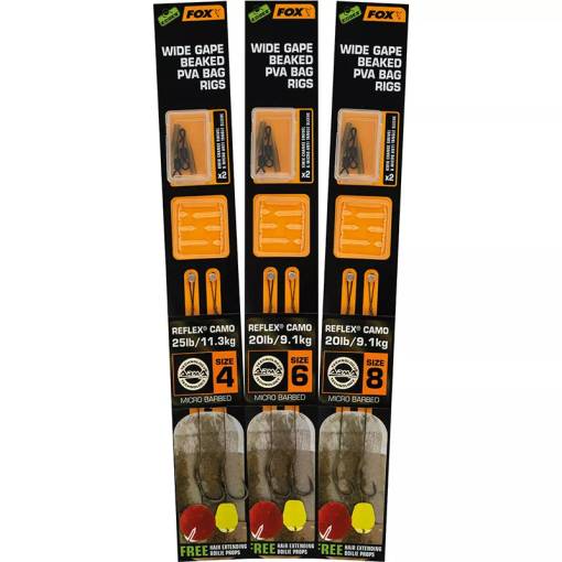 FOX EDGES ARMA POINT WIDE GAPE PVA BAG RIGS 4