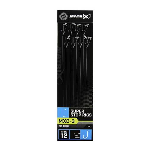 MATRIX MXC-3 SUPER STOP RIGS 15cm 0.20mm #12