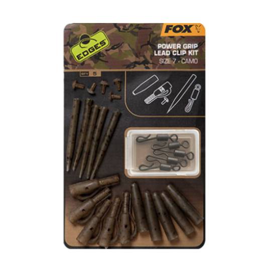 FOX POWER GRIP LEAD CLIP KIT size 7