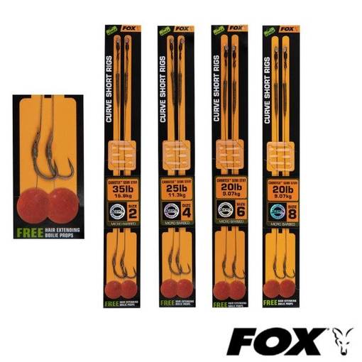 FOX EDGES ARMA POINT CURVE SHORT RIGS CAMOTEX SEMI STIFF 6 20lb