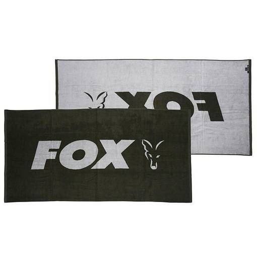 FOX BEACH TOWEL GREEN SILVER BEACH TOWEL