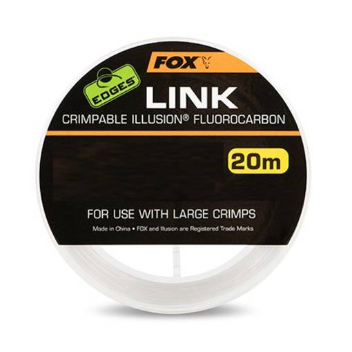 FOX EDGES LINK CRIMPABLE ILLUSION FLUOROCARBON 20m