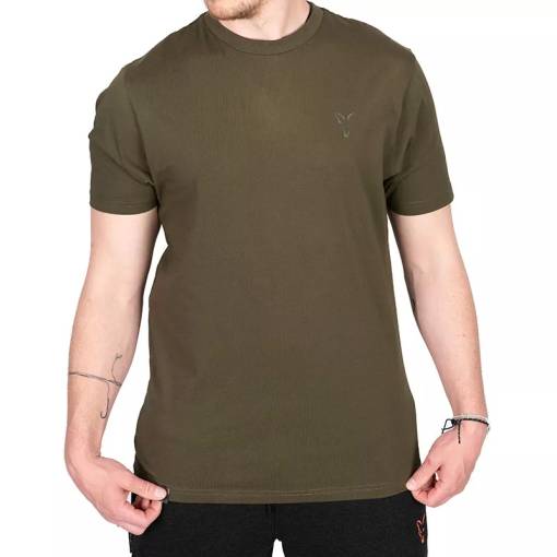 FOX LARGE PRINT T-SHIRT KHAKI #L
