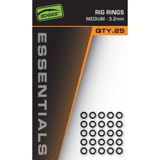 FOX ESSENTIALS RIG RINGS MEDIUM 3.2mm