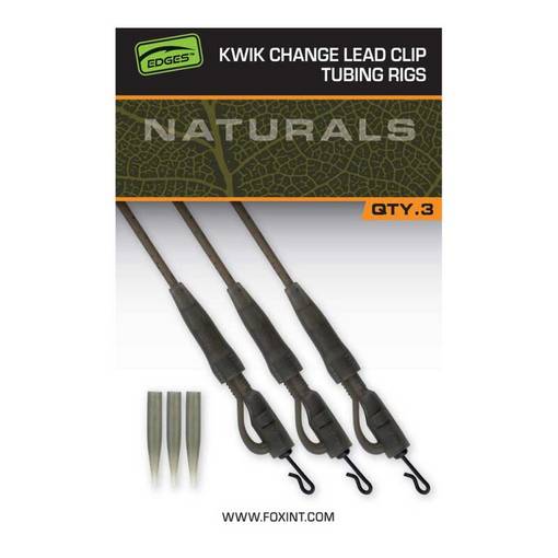 FOX ESSENTIALS KWIK CHANGE LEAD CLIP TUBING RIGS