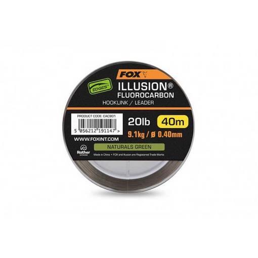 FOX ILLUSION FC HOOKLINK / LEADER 20LB 0.4MM 40M