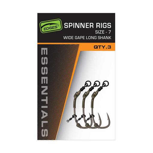 FOX SPINNER RIGS WIDE GAPE LONGSHANK