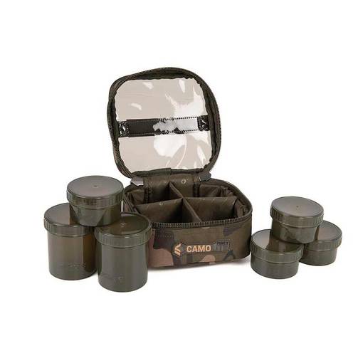 FOX CAMOLITE 6POT HOOKBAIT CASE