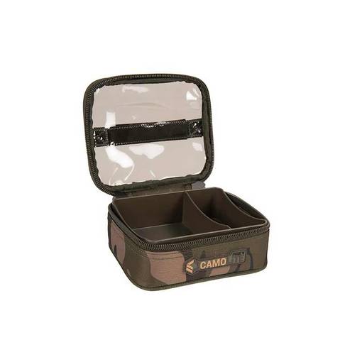 FOX CAMOLITE SMALL RIGID LEAD AND BITS BAG 14.5x5x7cm