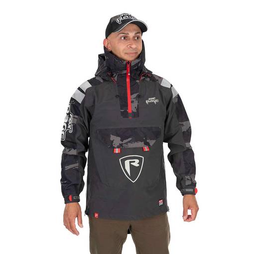 FOX RAGE RS TRIPLE LAYER RAIN SMOCK GREY/CAMO