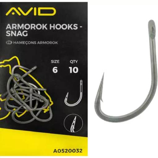 AVID ARMOROK HOOKS SNAG BARBED