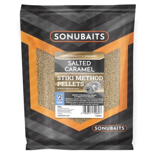 SONUBAITS SALTED CARAMEL STIKI METHOD PELLETS 2mm