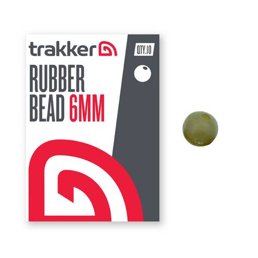 TRAKKER RUBBER BEAD 6MM