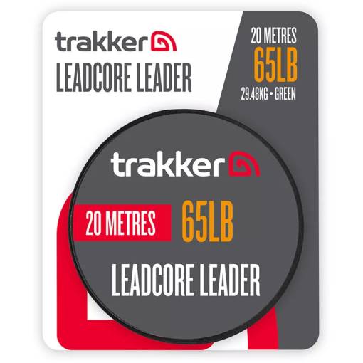 TRAKKER LEADCORE LEADER 65lb 20m GREEN