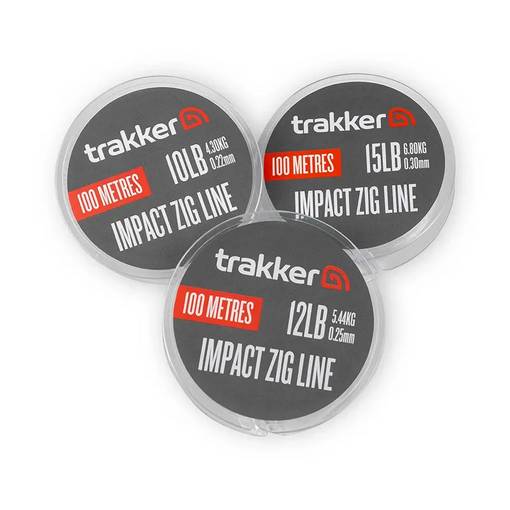 TRAKKER IMPACT ZIG LINE 12LB 100M 0.25MM