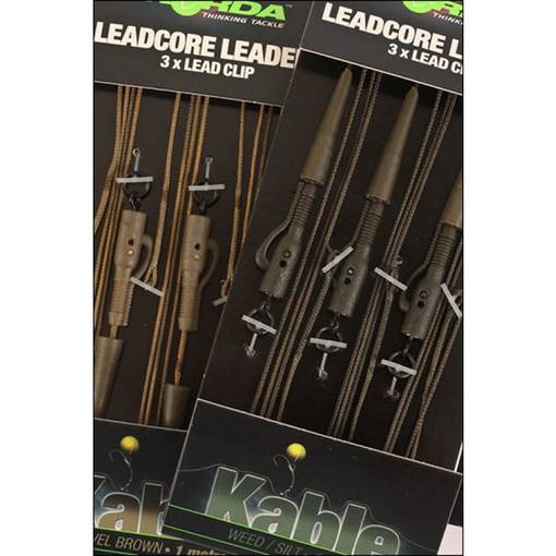 KORDA LEADCORE HYBRID LEAD CLIP WEED/SILT