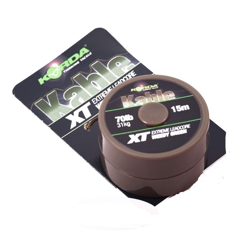 KORDA KABLE XT EXTREME LEADCORE 70lb 15m