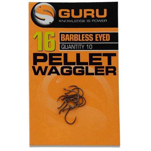 GURU HOOK PELLET WAGGLER BARBLESS EYED
