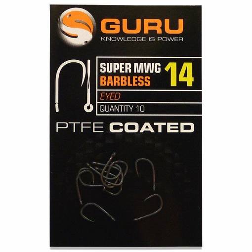 GURU HOOK SUPER MWG EYED BARBLESS