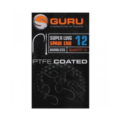GURU HOOK SUPER LWG SPADE END BARBLESS