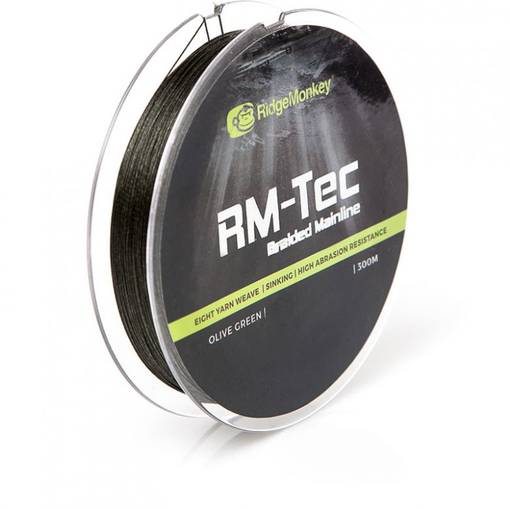 RIDGEMONKEY RM-TEC Braided mainline sinking green 300m