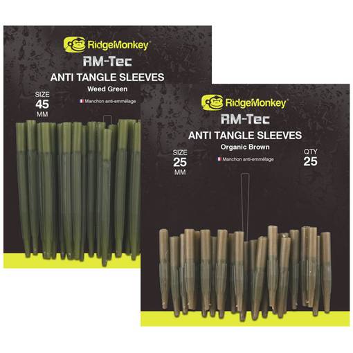RidgeMonkey ANTI TANGLE SLEEVES ORGANIC BROWN