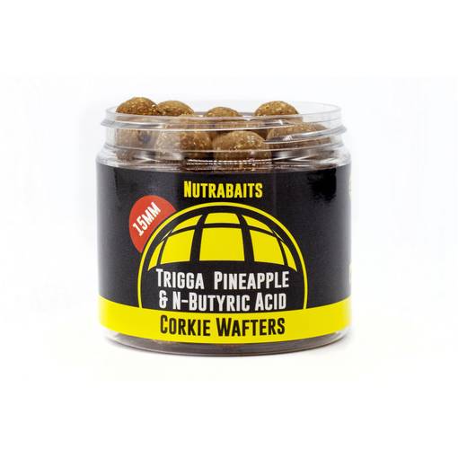 NUTRABAITS TRIGGA CORKIE WAFTERS PINEAPPLE N BUTRIC 18mm