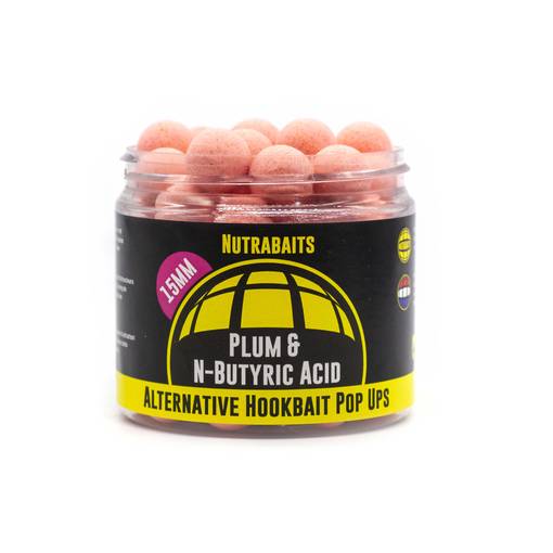 NUTRABAITS PLUM N-BUTYRIC POP UPS 15mm