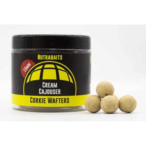 NUTRABAITS CREAM CAJOUSER CORKIE WAFTERS 18mm