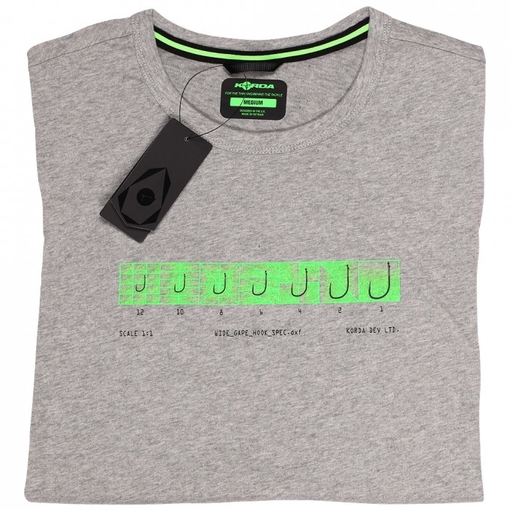KORDA HOOK SPEC TEE GREY