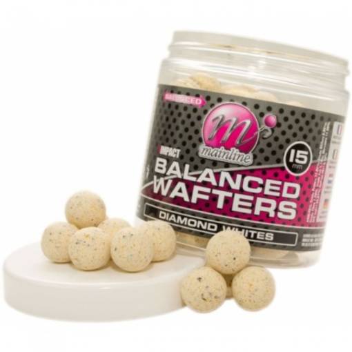 MAINLINE IMPACT BALANCED WAFTERS 18mm DIAMOND WHITES