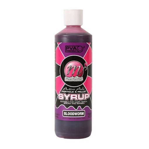 MAINLINE PARTICLE&PELLET SYRUP BLOODWORM 500ml