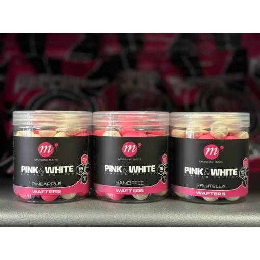 MAINLINE WAFTERS PINK & WHITE WAFTERS 15MM