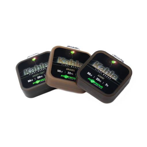 KORDA KABLE TIGHT WEAVE 7M GRAVEL