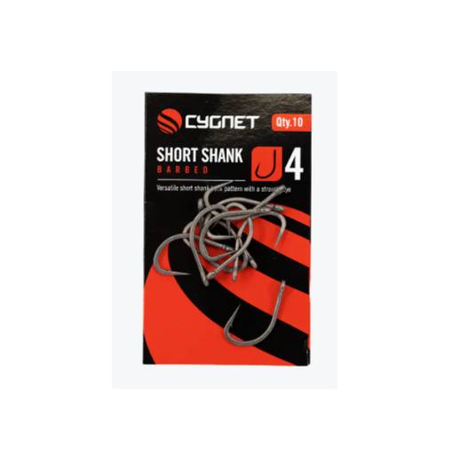 CYGNET SHORT SHANK HOOK BARBLESS 10pcs