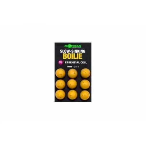KORDA SLOW SINKING BOILIE 15mm ESSENTIAL CELL