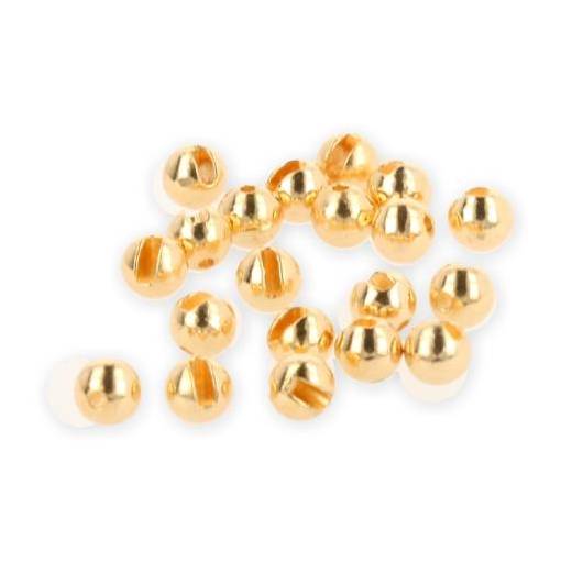 54 DEAN STREET TUNGSTEN SLOTTED BEADS GOLD