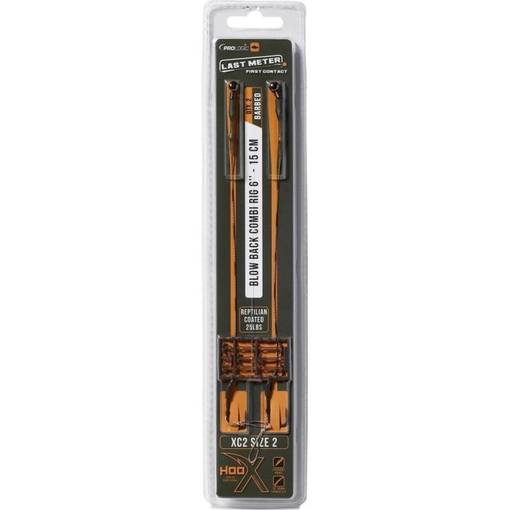 PROLOGIC BLOW BACK COMBI RIG 15cm 25lb XC2 BL #4 2pcs
