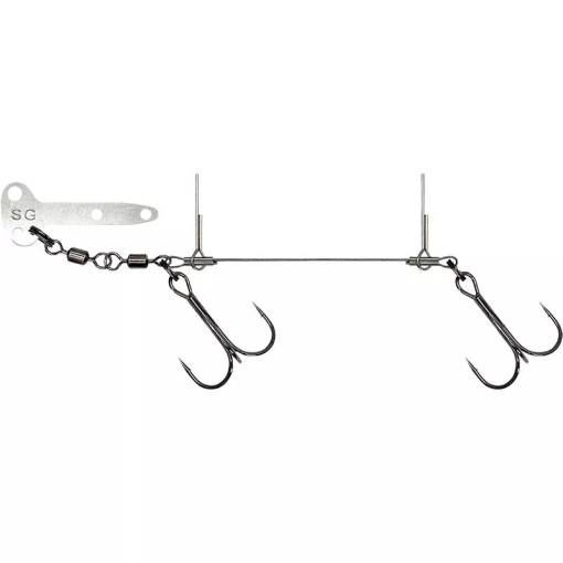 SAVAGE GEAR PRO PEG BLADE RIG LARGE 2X#1 HOOK, 0.78MM TRACE, 2PS