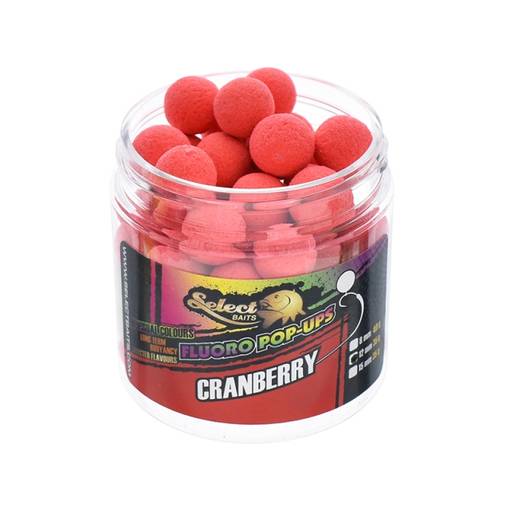 SELECT BAITS FLUORO POP UPS CRANBERRY
