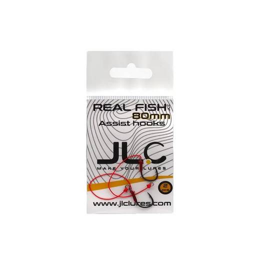 JLC DOUBLE ASSIST REAL FISH 80MM