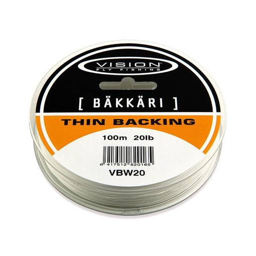 VISION BLAKKARI THIN BACKING 100m 20lb