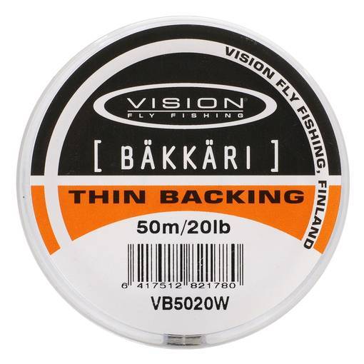 VISION BLAKKARI THIN BACKING 50m 20lb